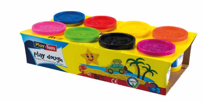 Play Dough With 8 Pieces
