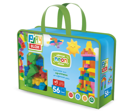 Neon 56 Parça Blok Seti