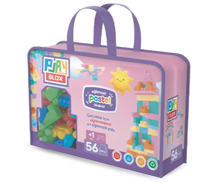 Pastel 56 Parça Blok Seti